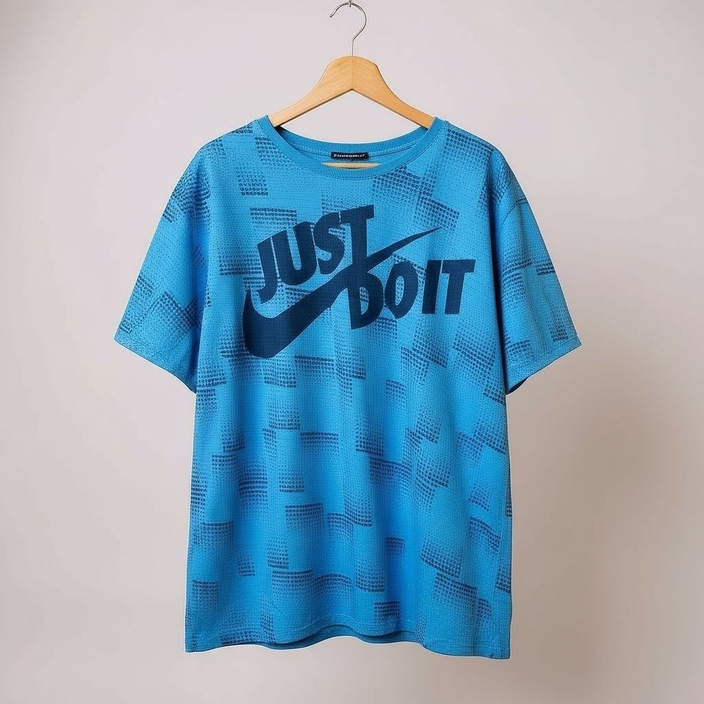 Nike Men's Blue 'Just Do It' Tee